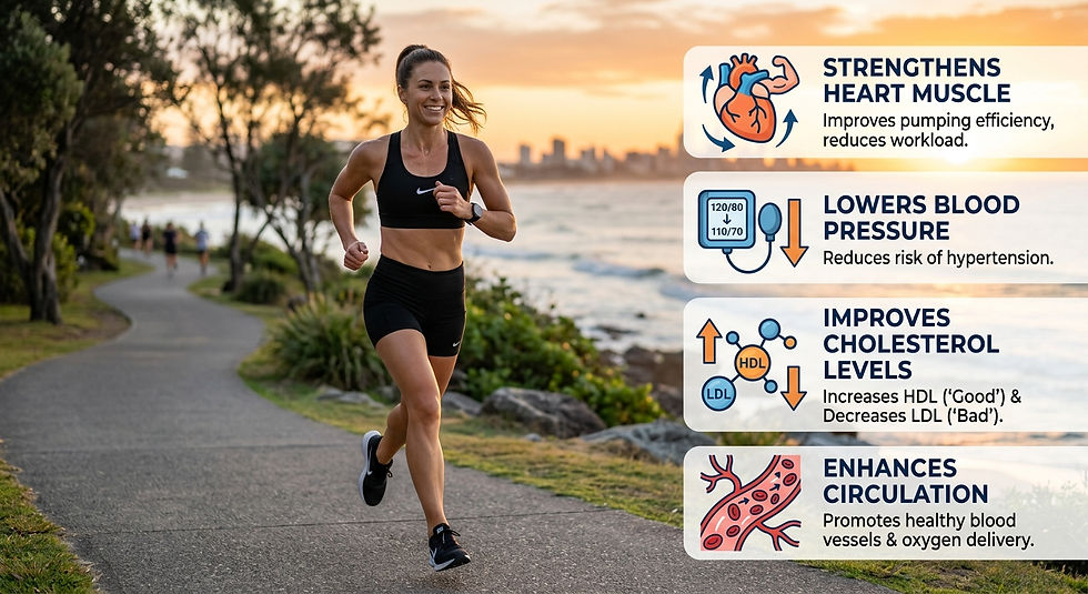 Benefits of exercise for cardiovascular system
