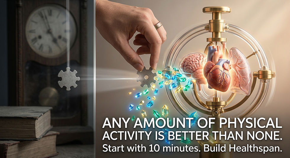 Any amount of physical activity is better than none