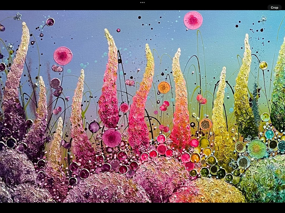 Thumbnail: impasto flower art