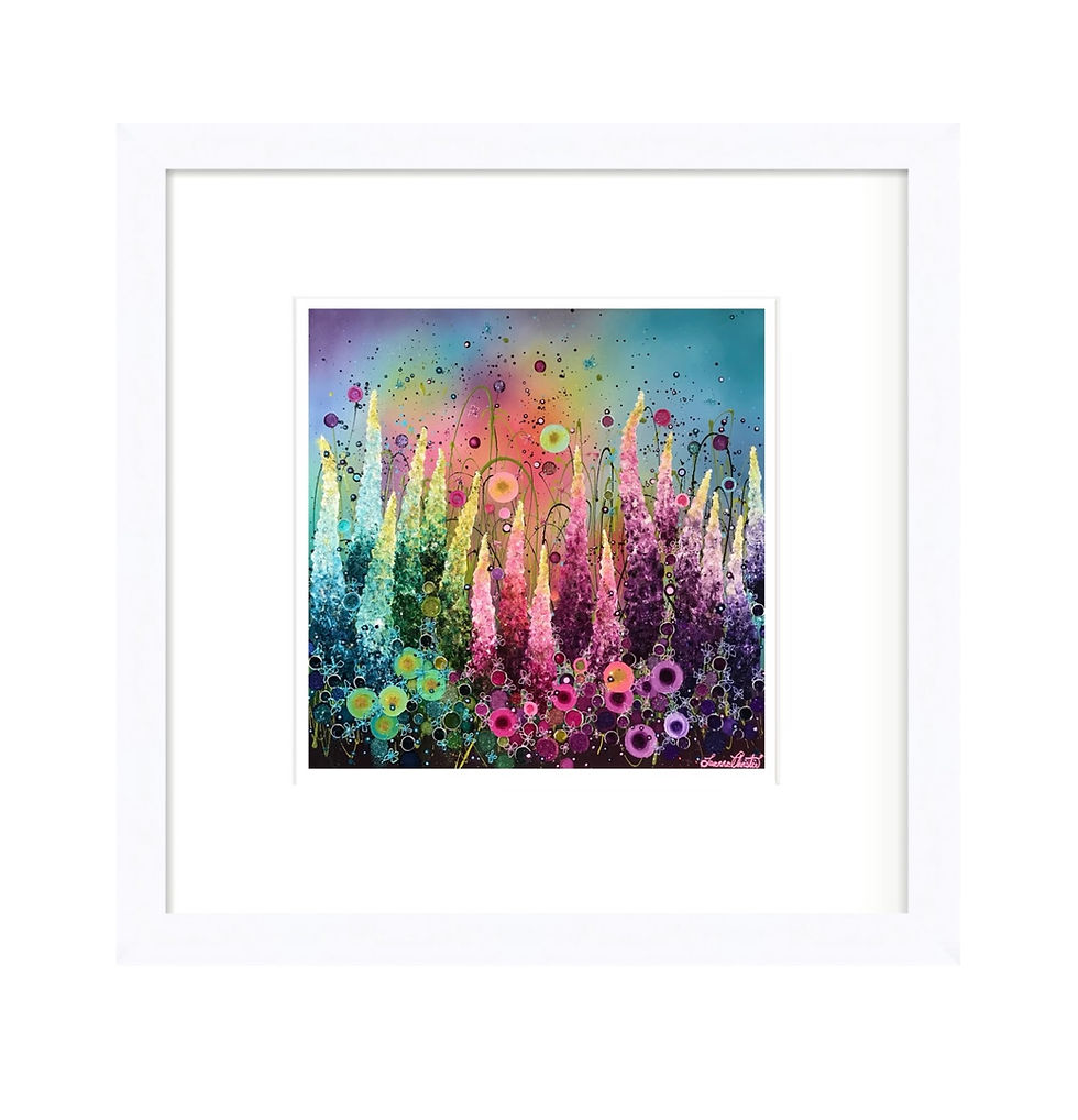 Thumbnail: No.8 Rainbows & Diamonds - FRAMED