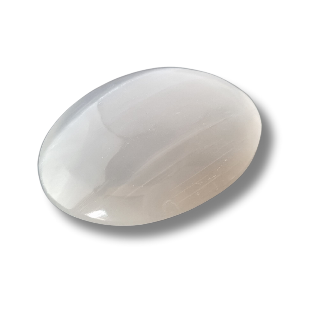 Selenite Palm Stone - 6-7cm