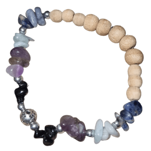 Teeth Crystal Chip Bracelet