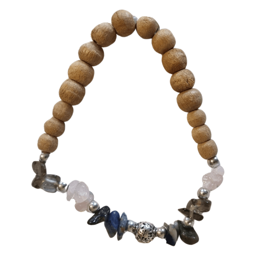 Upper Back Pain Crystal Chip Bracelet