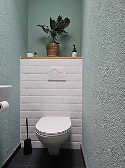 WC Umbau, verlegt wurden Fliesen durch den Plattenleger