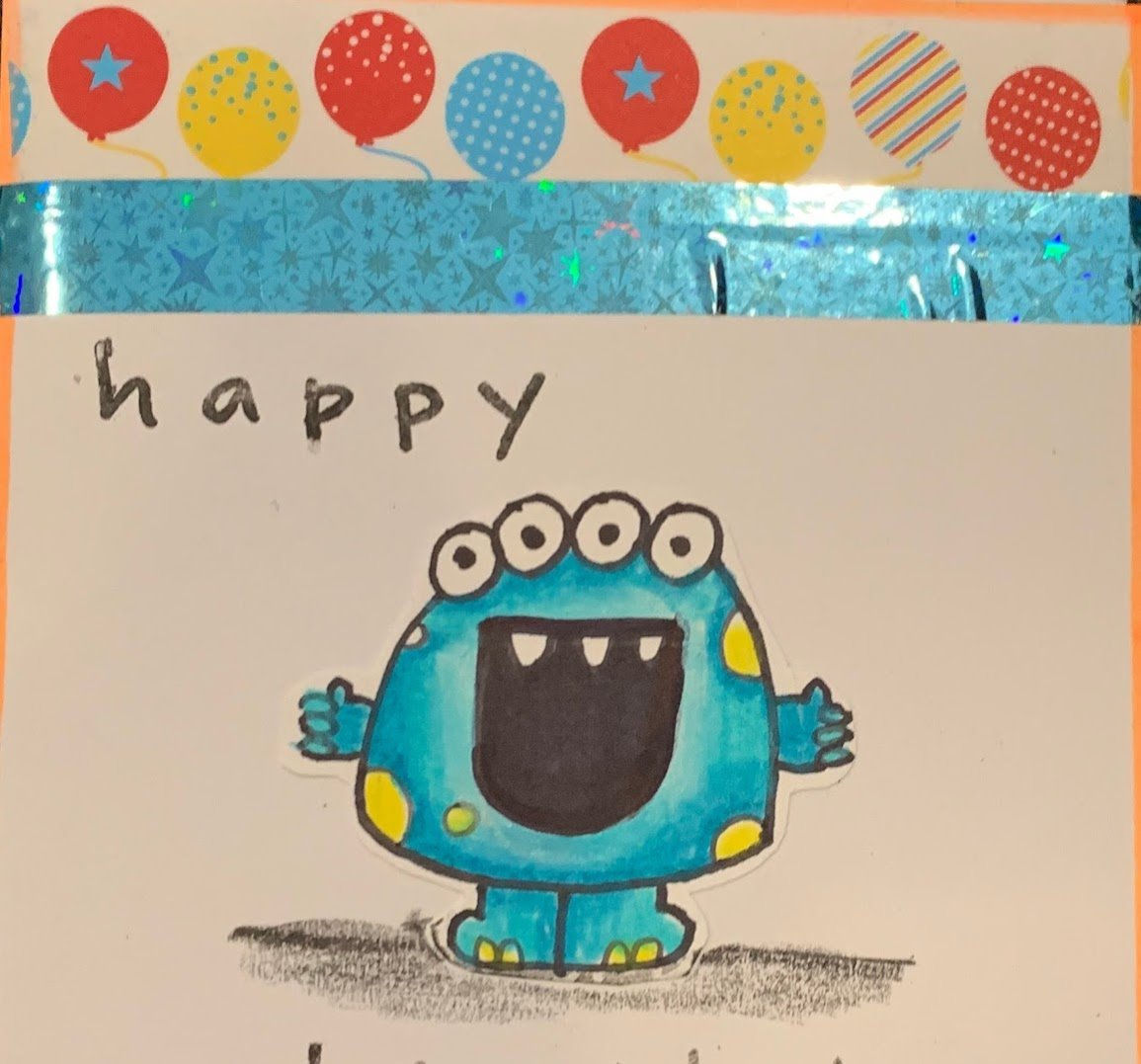 Happy birthday little monster