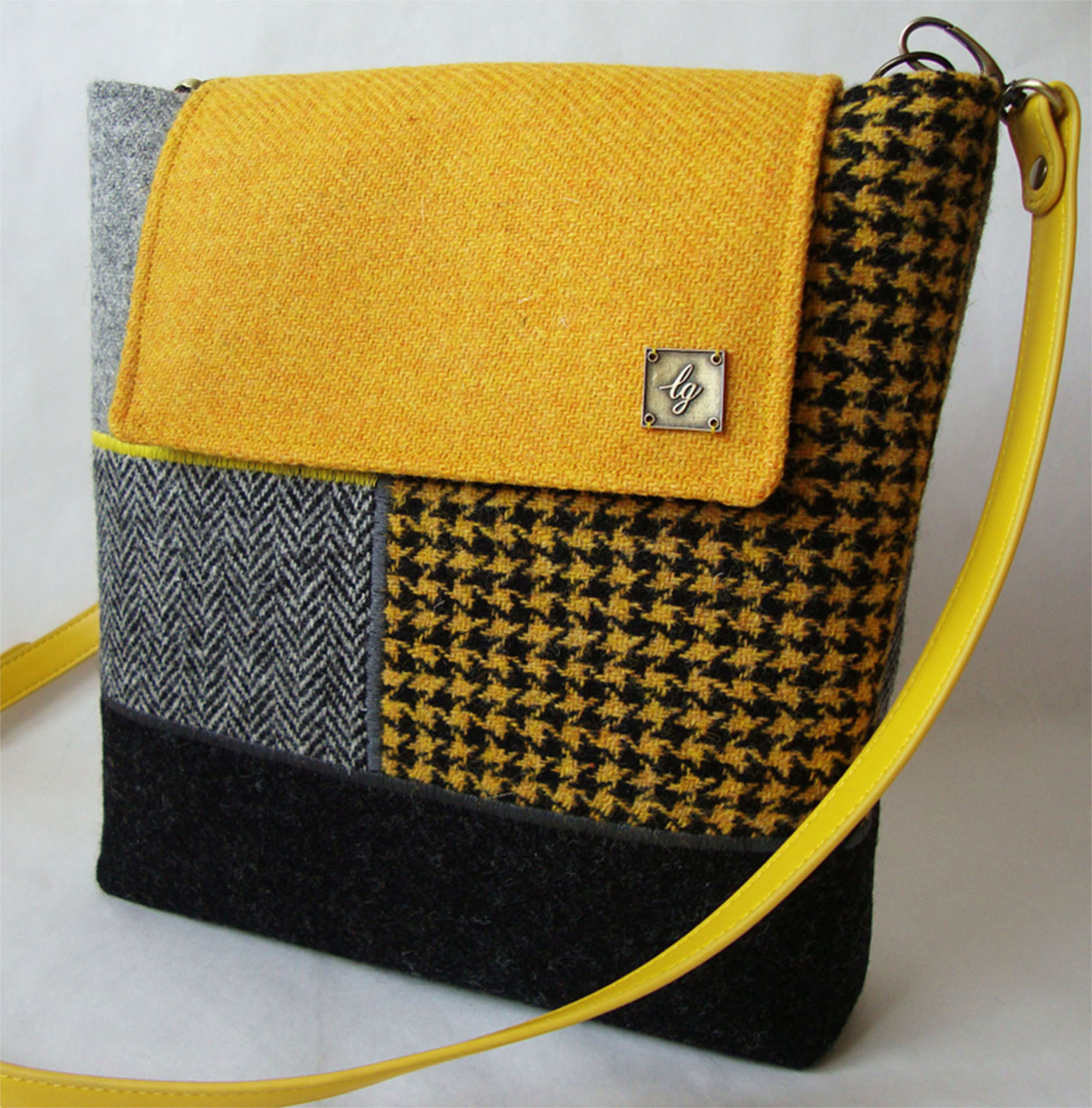 Yellow/grey Medium Bag