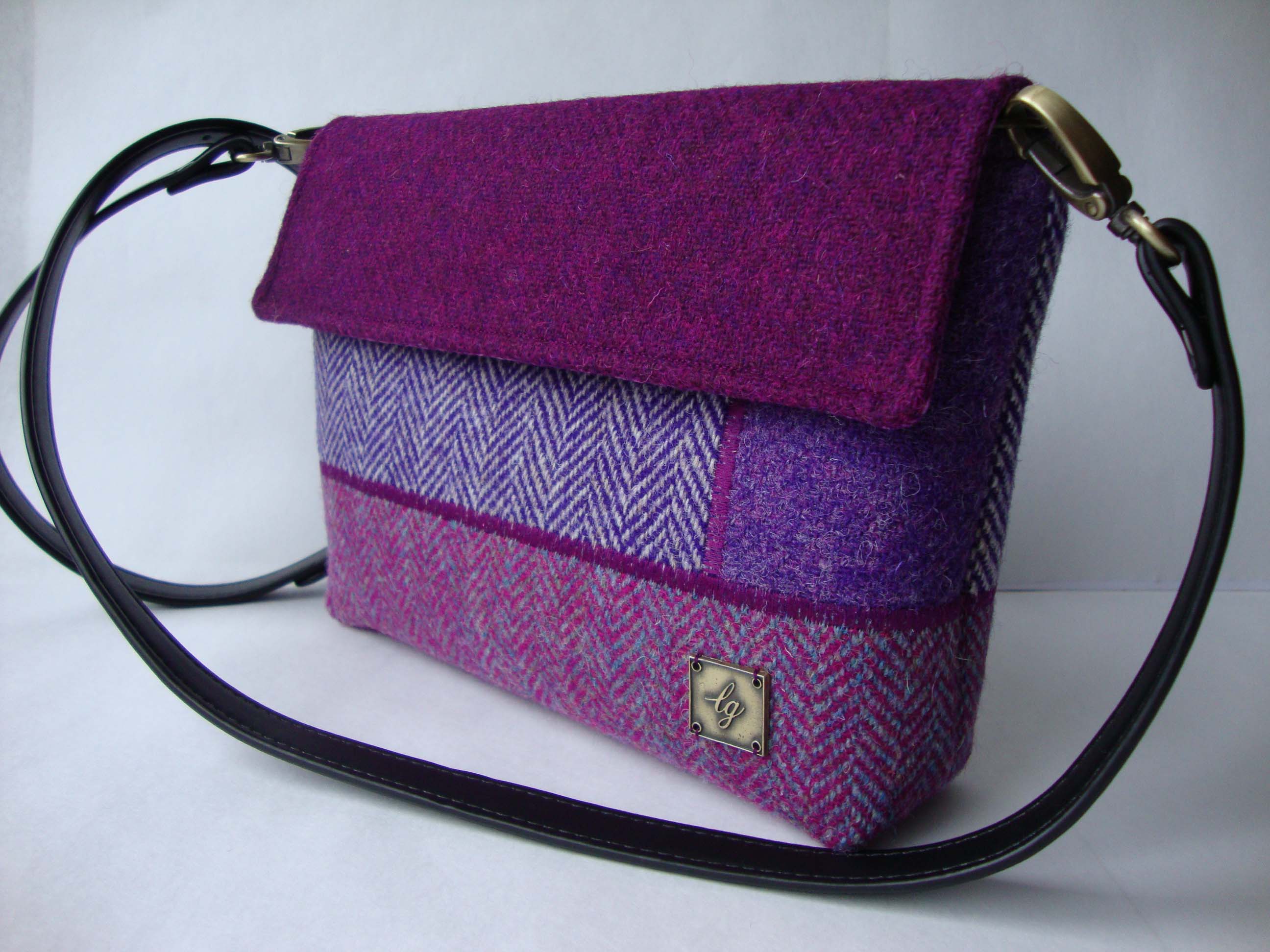 Purple tones small Bag