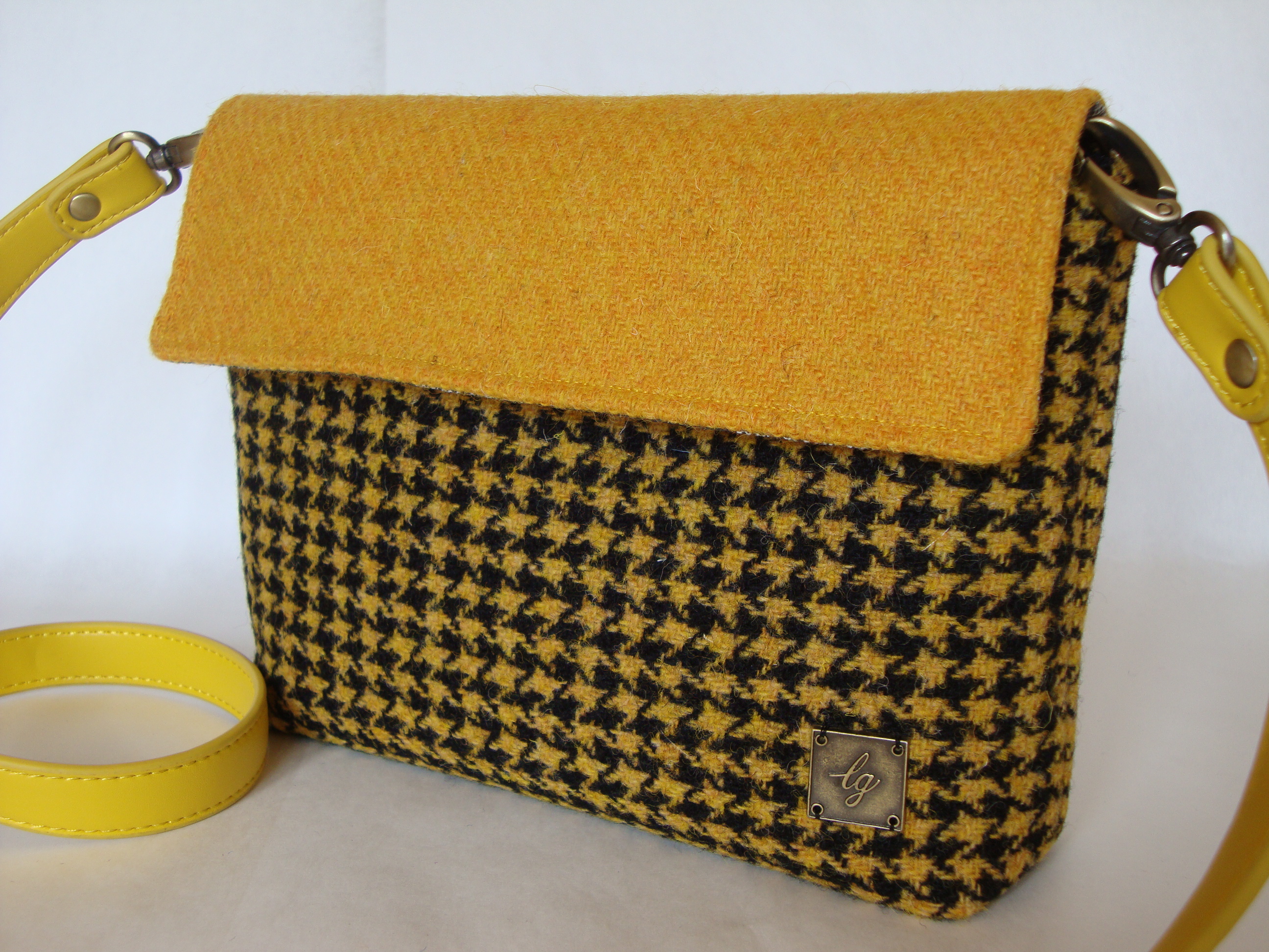 Black and yellow small bag