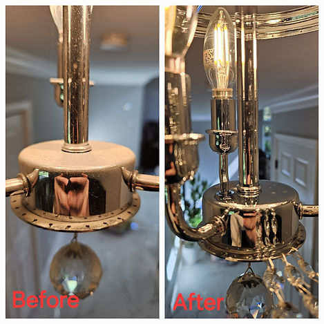 light fixture cleaning in bloomingdale, il.