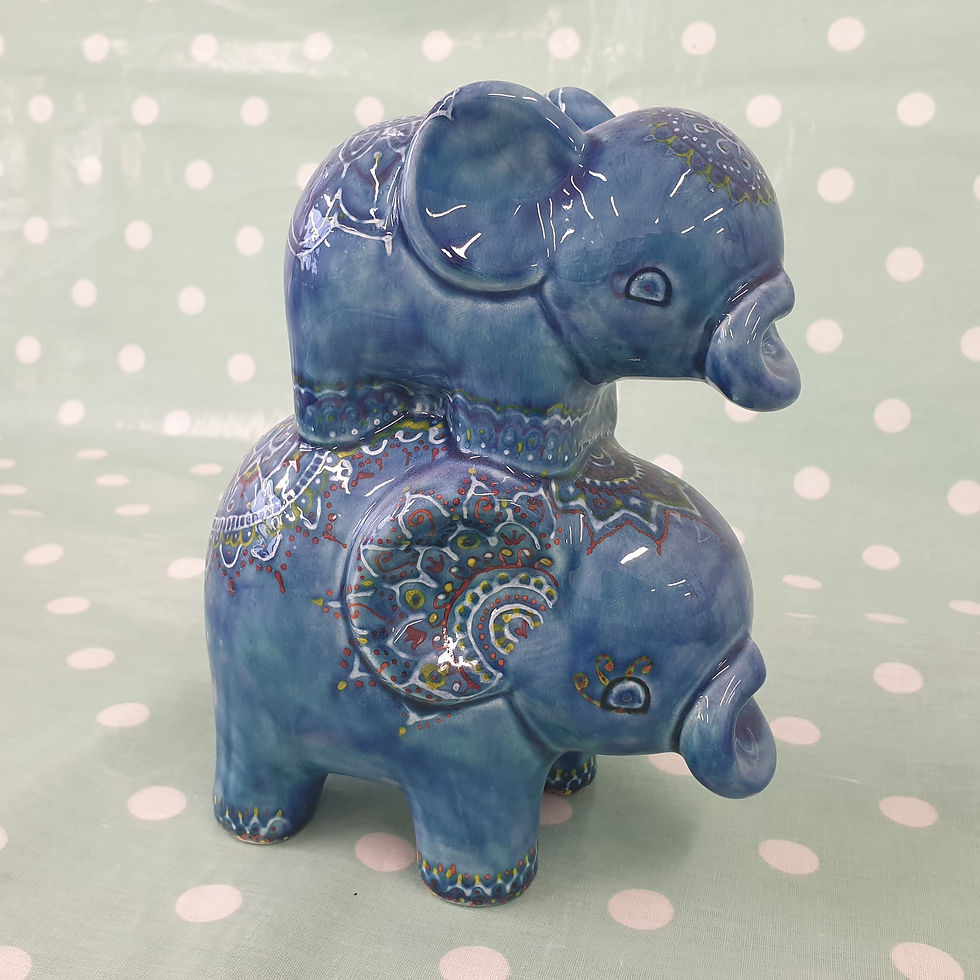 Double Elephant money box
