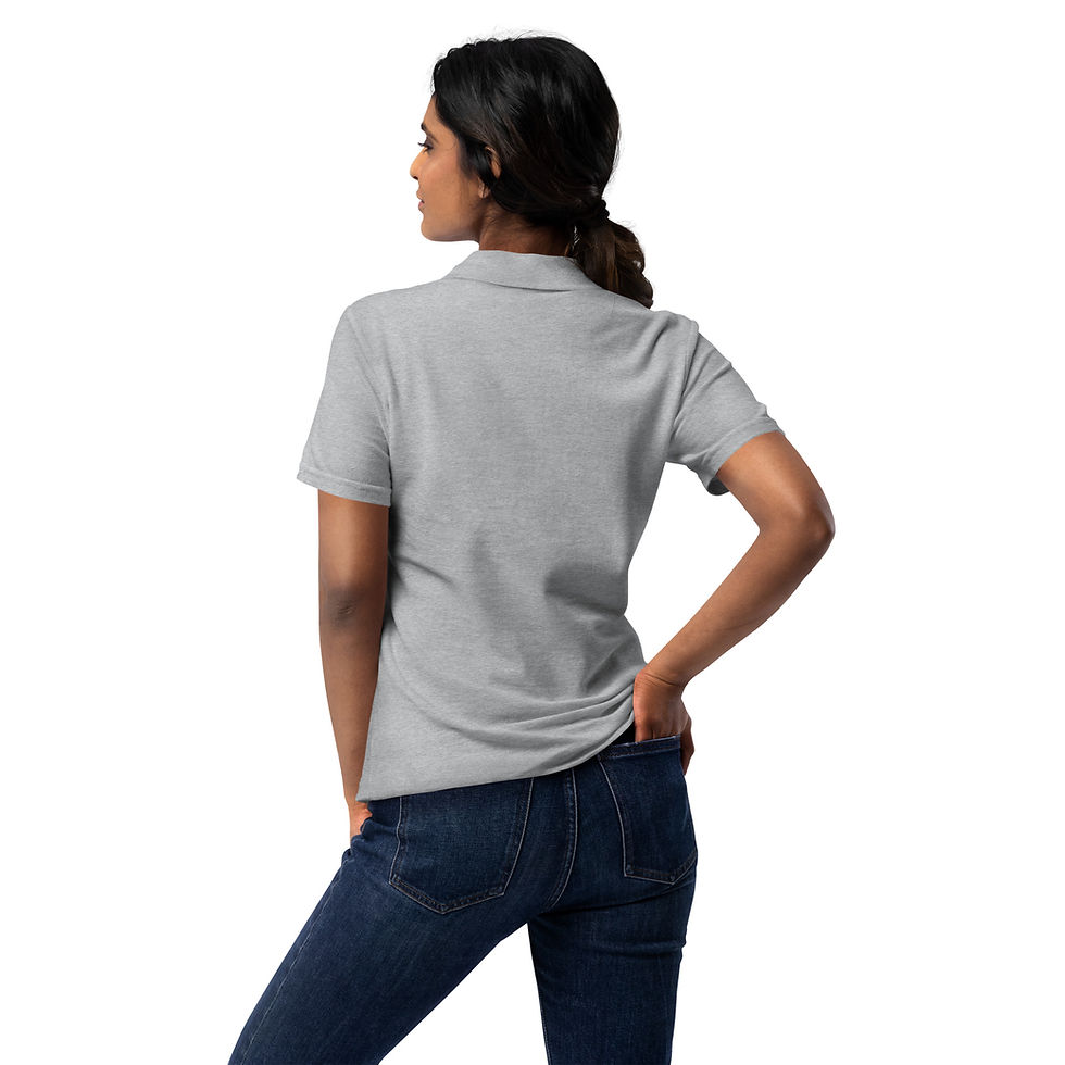Thumbnail: Women's Polo - No Sleeve Graphic