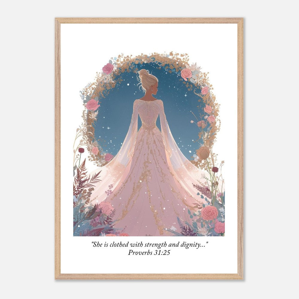Faith Matriarch | Proverbs 31:25 Framed Wall Art Print