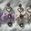 Thumbnail: Cute Ribbon Crystal Heart Drop Earrings