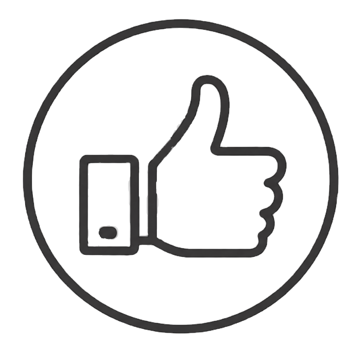 Thumbs Up Round Icon