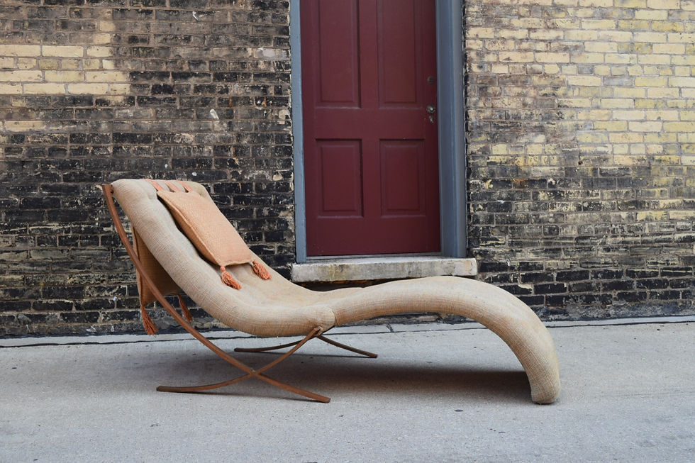 Thumbnail: James Dresser Custom Chaise fro Lake Geneva