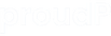 proudP white logo