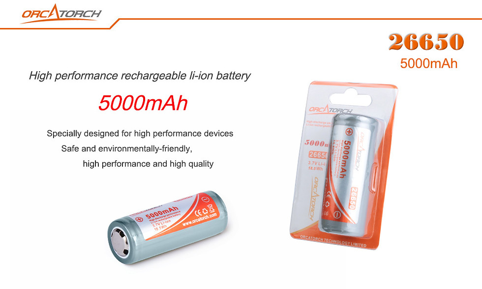 Miniature : Batterie 26650