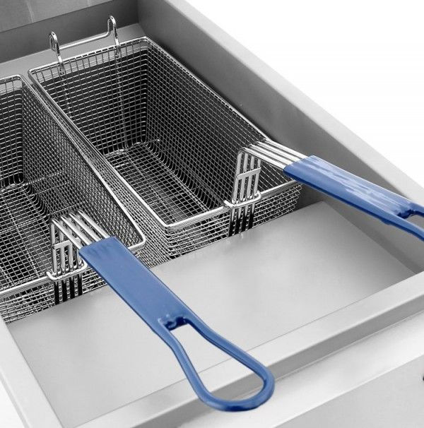 Thumbnail: COOKRITE 3 Tubes Gas Single Tank Deep Fryer : ATFS-40