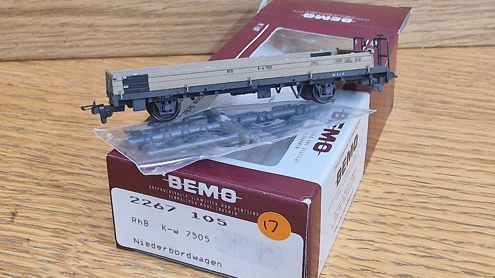 RhB Rolling Stock, HOm Scale - Bemo 2267 105
