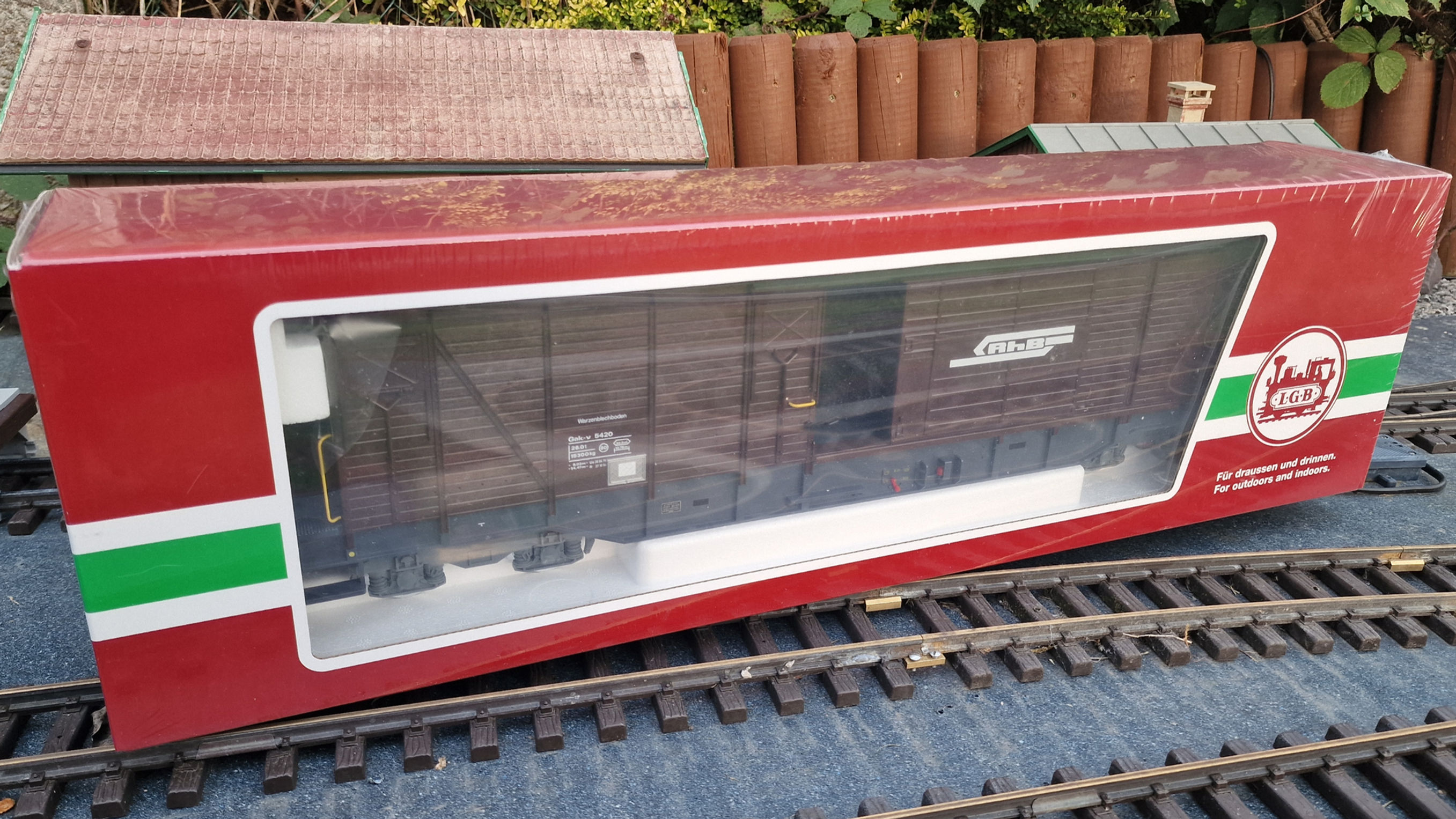 RhB Sliding Wall Van - LGB 40800-02