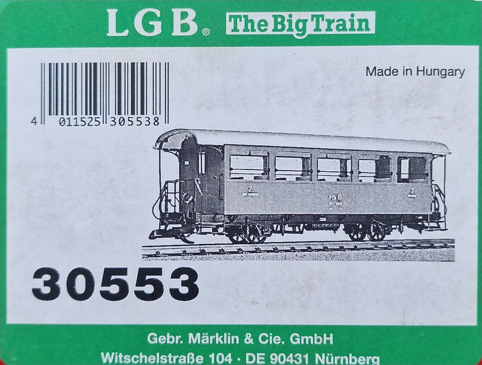 Thumbnail: RhB 4-Wheel Passenger Car - LGB 30553