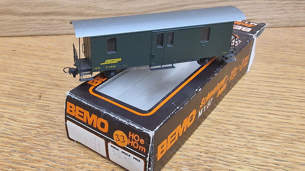 RhB Rolling Stock, HOm Scale - Bemo 3265/1