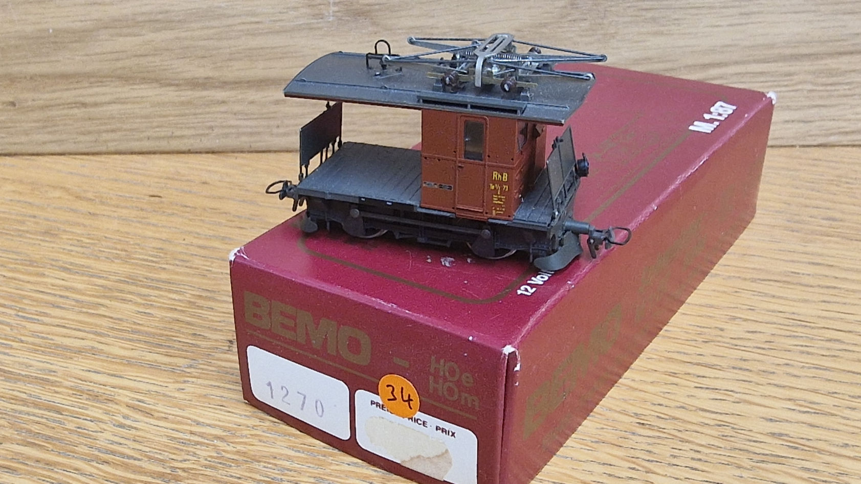 RhB Locomotive, HOm Scale - Bemo 1270