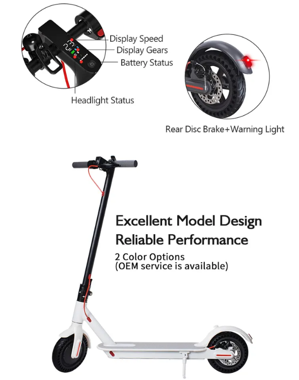 Thumbnail: D8 Electric APP Scooter;Motor Power 350W;Speed 25km