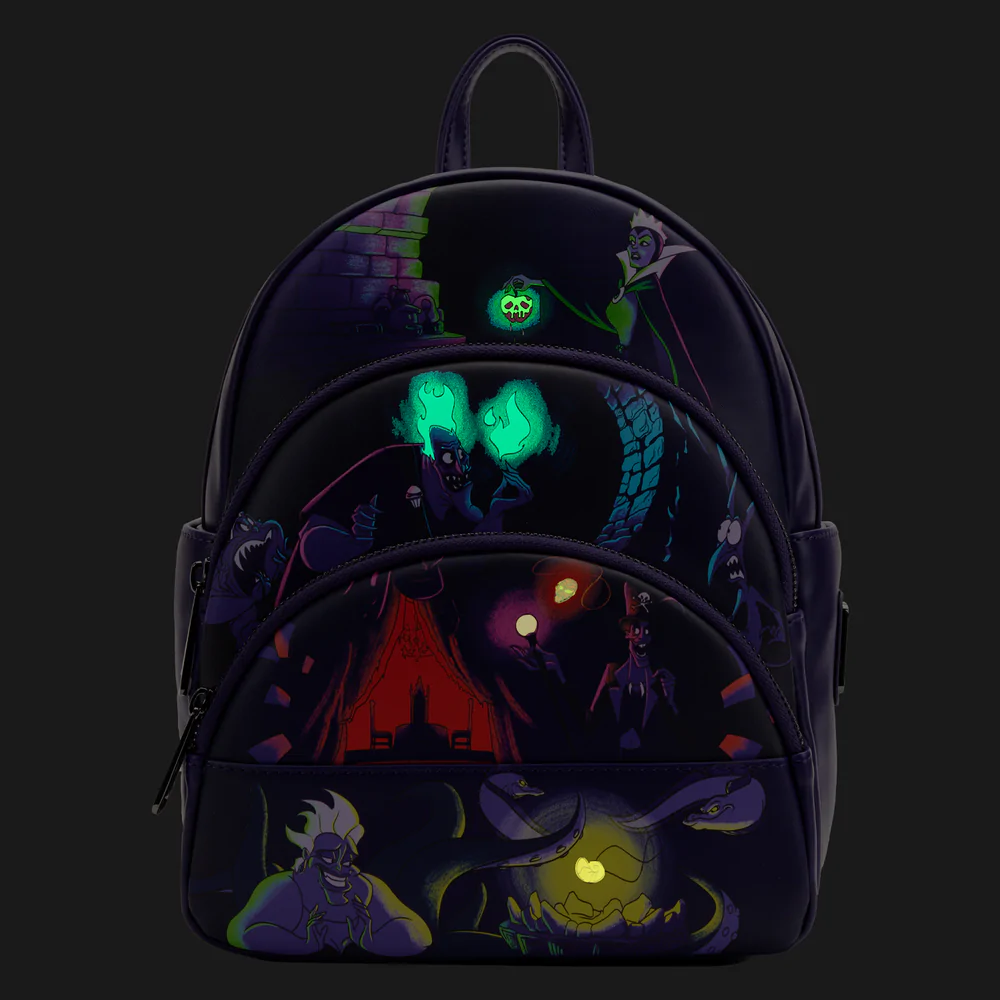 Thumbnail: Disney Villains Glow in the Dark Mini Backpack