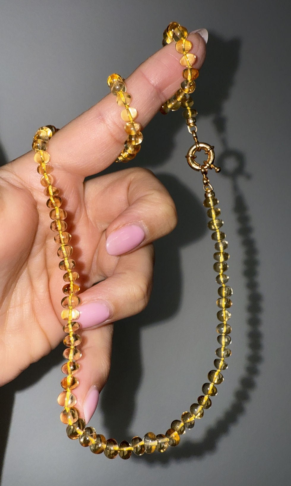 Thumbnail: Citrine Candy Gemstone Necklace