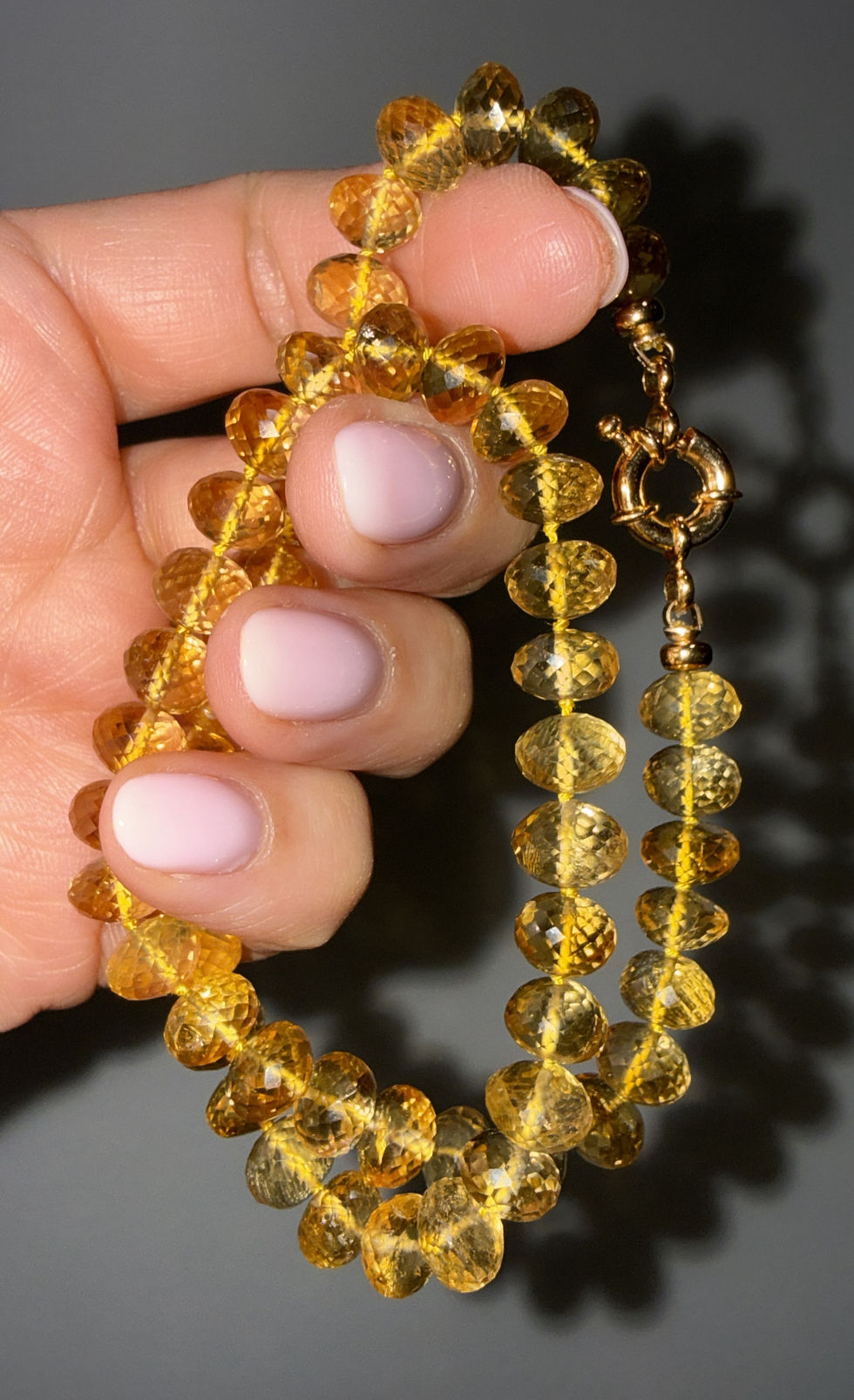 Thumbnail: Citrine Gemstones Necklace
