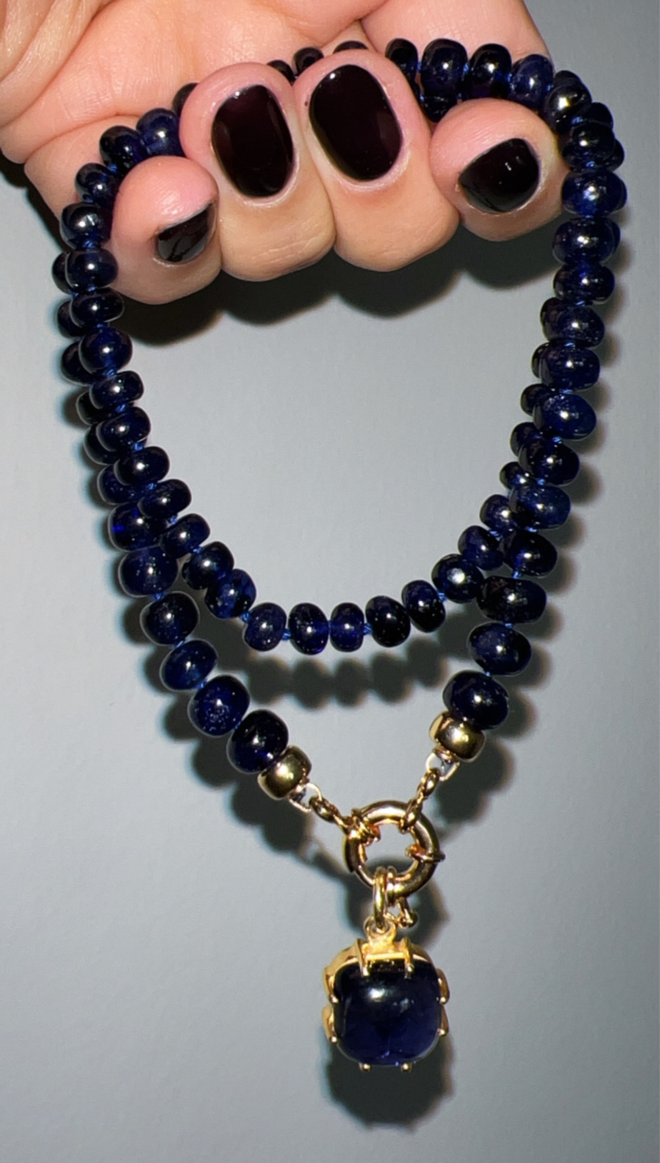 Thumbnail: Precious Sapphire Gemstone Necklace