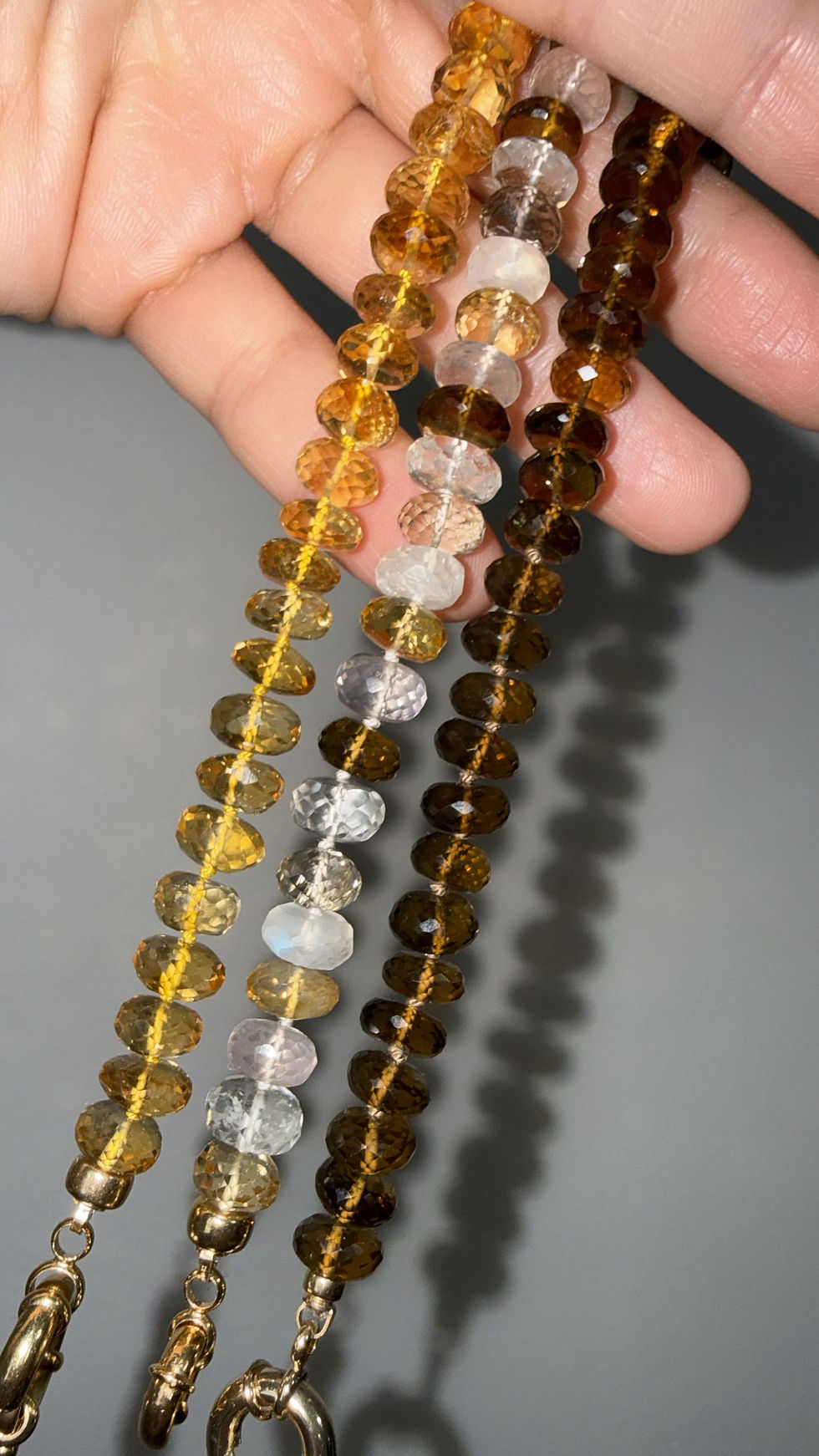 Thumbnail: Faceted Gemstone Bracelets