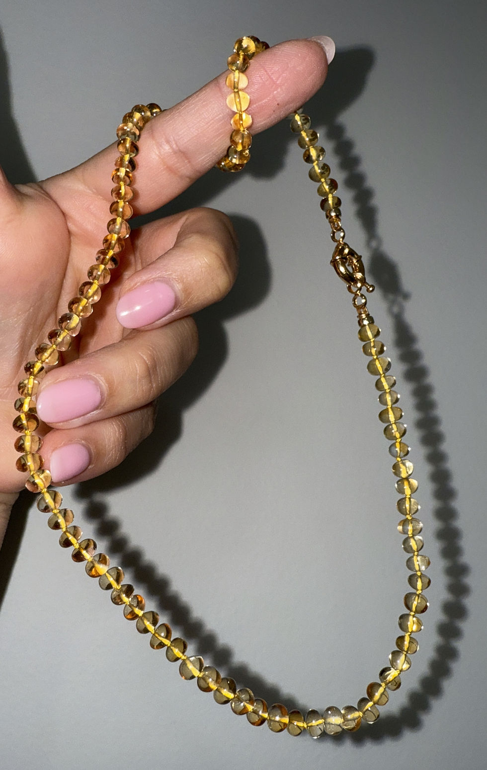 Thumbnail: Citrine Candy Gemstone Necklace