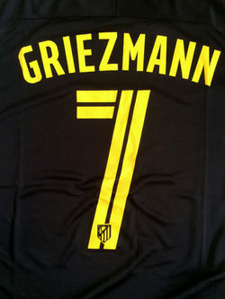 (Custom) Atletico Madrid Away Print 16-17