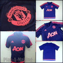 Manchester United Training Kit Navy 15-16