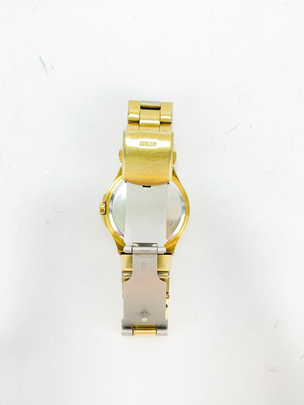 Miniatura: Guess Relógio Dourado Médio