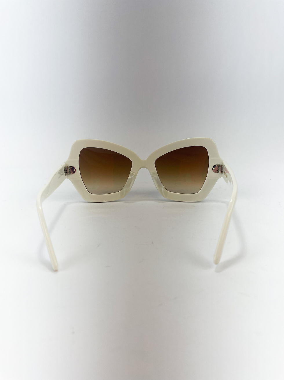 Miniatura: Celine Óculos de Acetato Butterfly Off-White