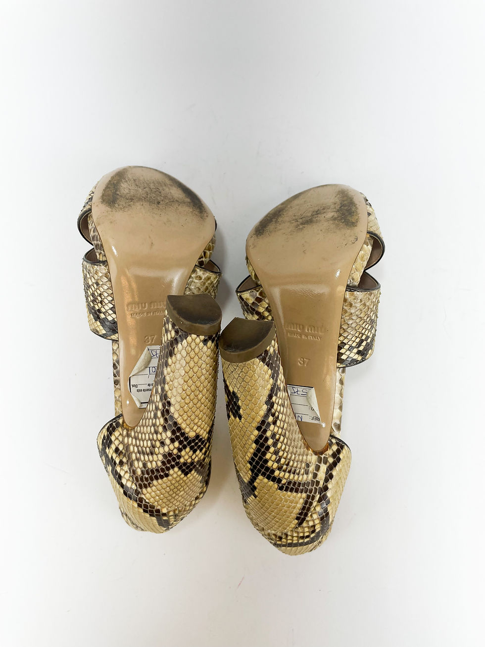 Miniatura: Miu Miu Sandália Python - 35BR