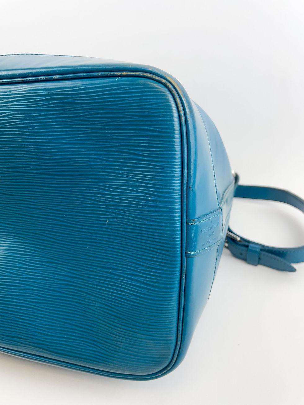 Miniatura: Louis Vuitton Bolsa de Couro Epi Azul