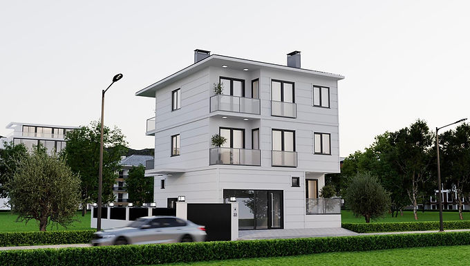 5 Suit Daire + 1 İş Yeri