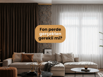 Modern ve şık bir salonda, duvar kağıdı ve yoğun mobilyalarla dengeli bir görünüm sağlayan, fon perde kullanılmamış sade ahşap jaluzi ve tül perde uygulaması Özenev Perde.