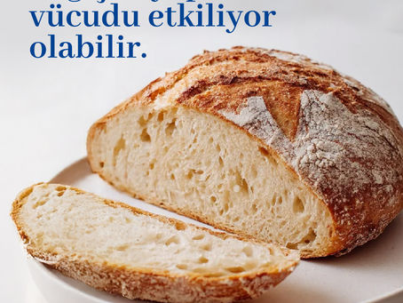 Glüten içeren ekmek ve buğday ürünleriyle glüten hassasiyetini anlatan blog yazısı görseli