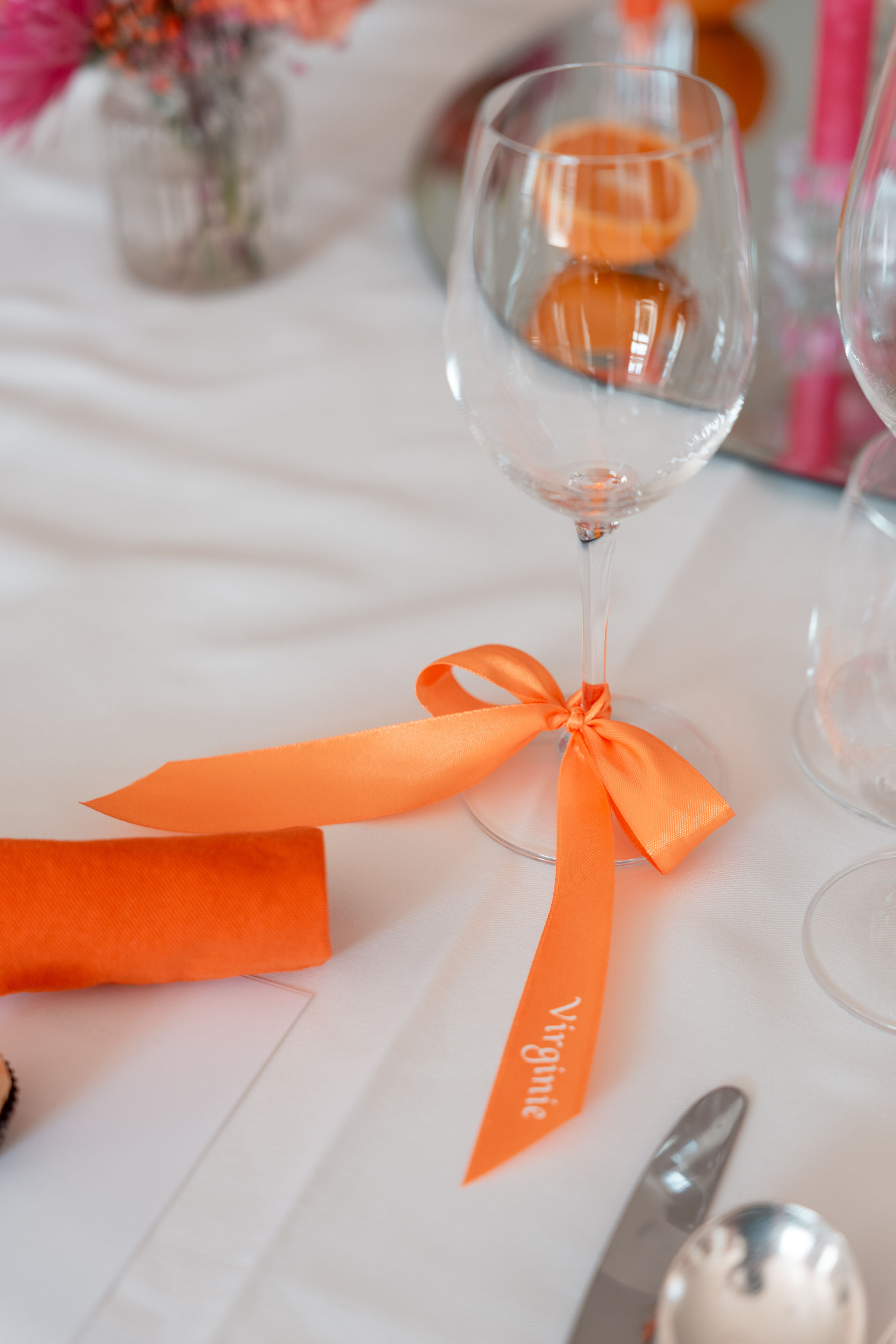 Tischdeko für eine Hochzeit im Bad Schauenburg in Liestal