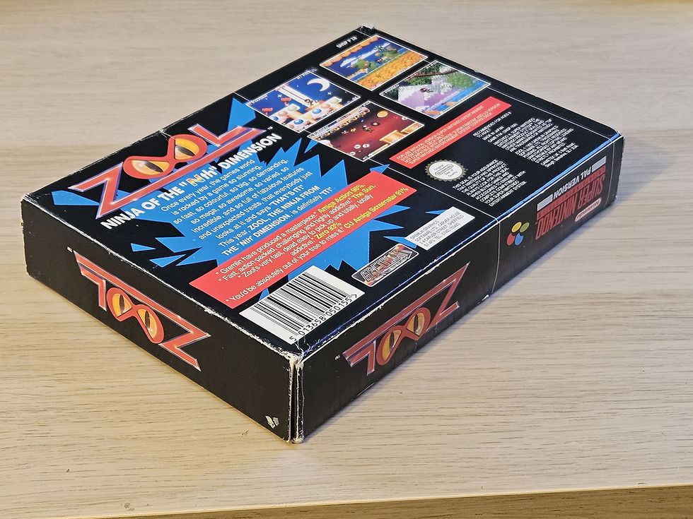 Thumbnail: Zool Snes Super Nintendo boxed