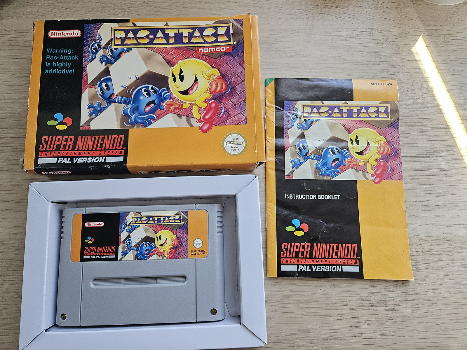 Pac-Attack Snes Super Nintendo