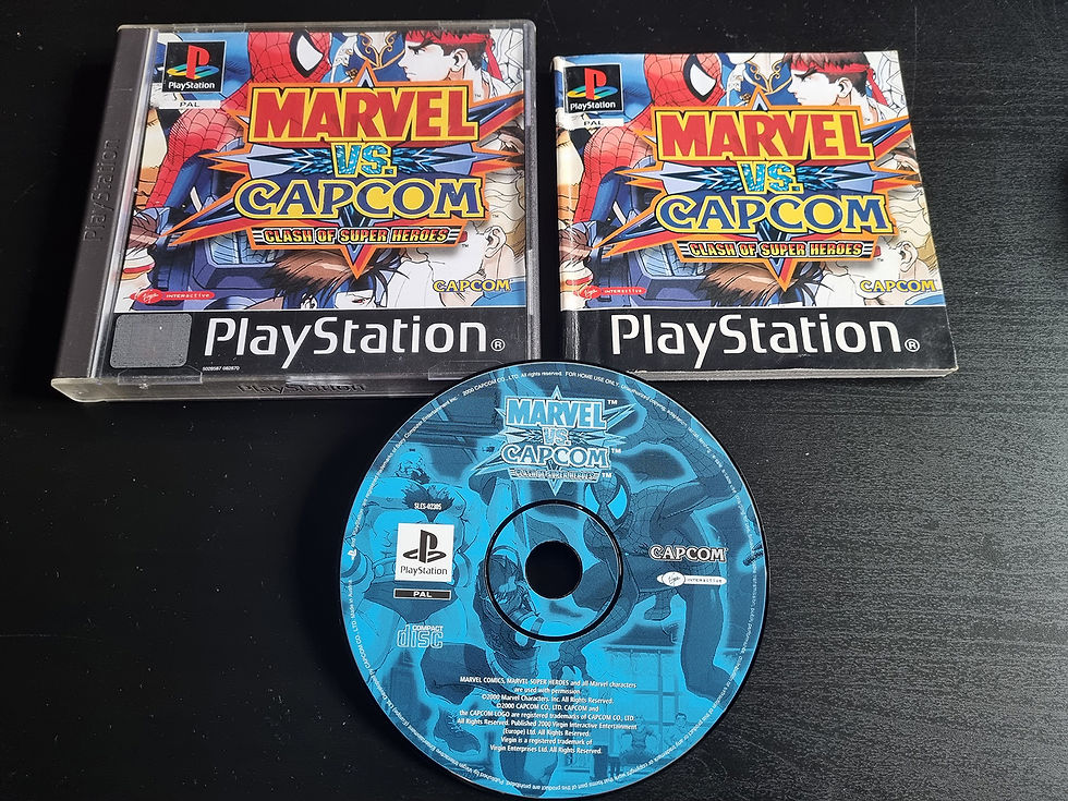 PS2 Playstation 2 PAL marvel vs capcom promo press presse PS2 Playstation 2 PAL marvel vs capcom promo press presse