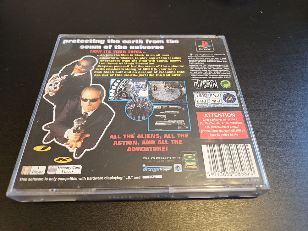 Thumbnail: Men in Black The Game PlayStation 1 One PS1