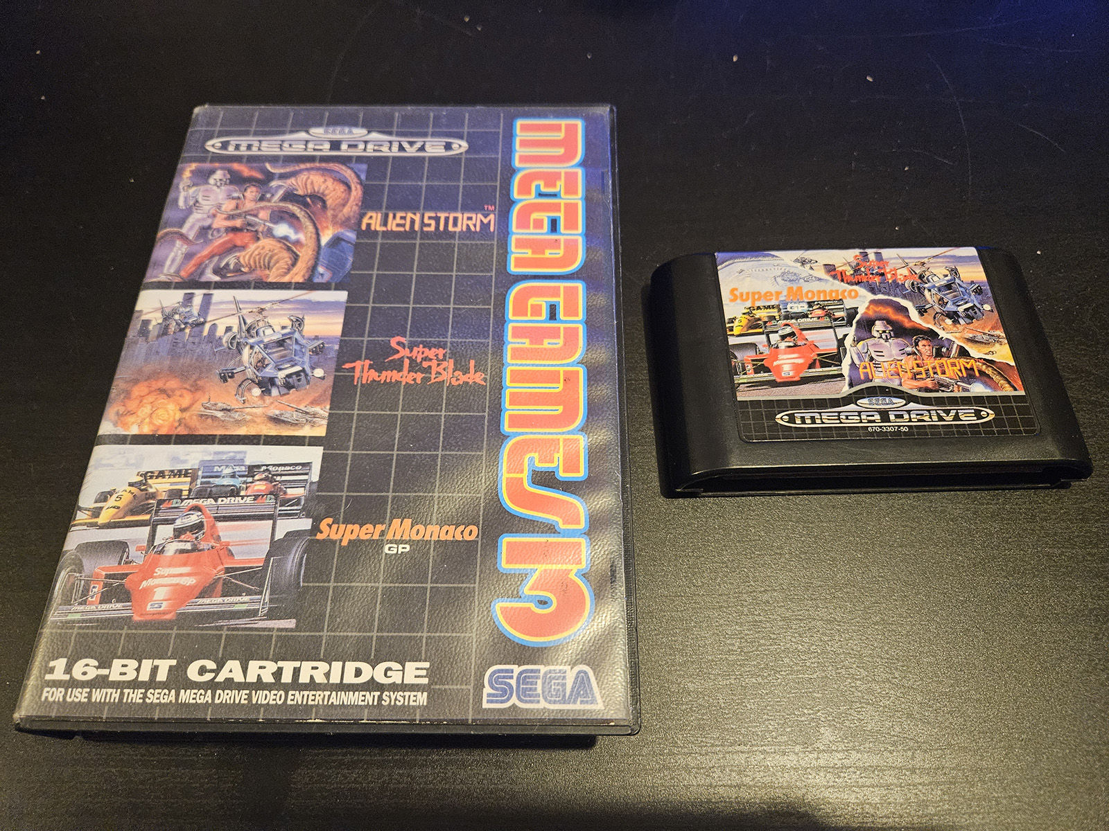 Mega Games 3 Sega Megadrive boxed