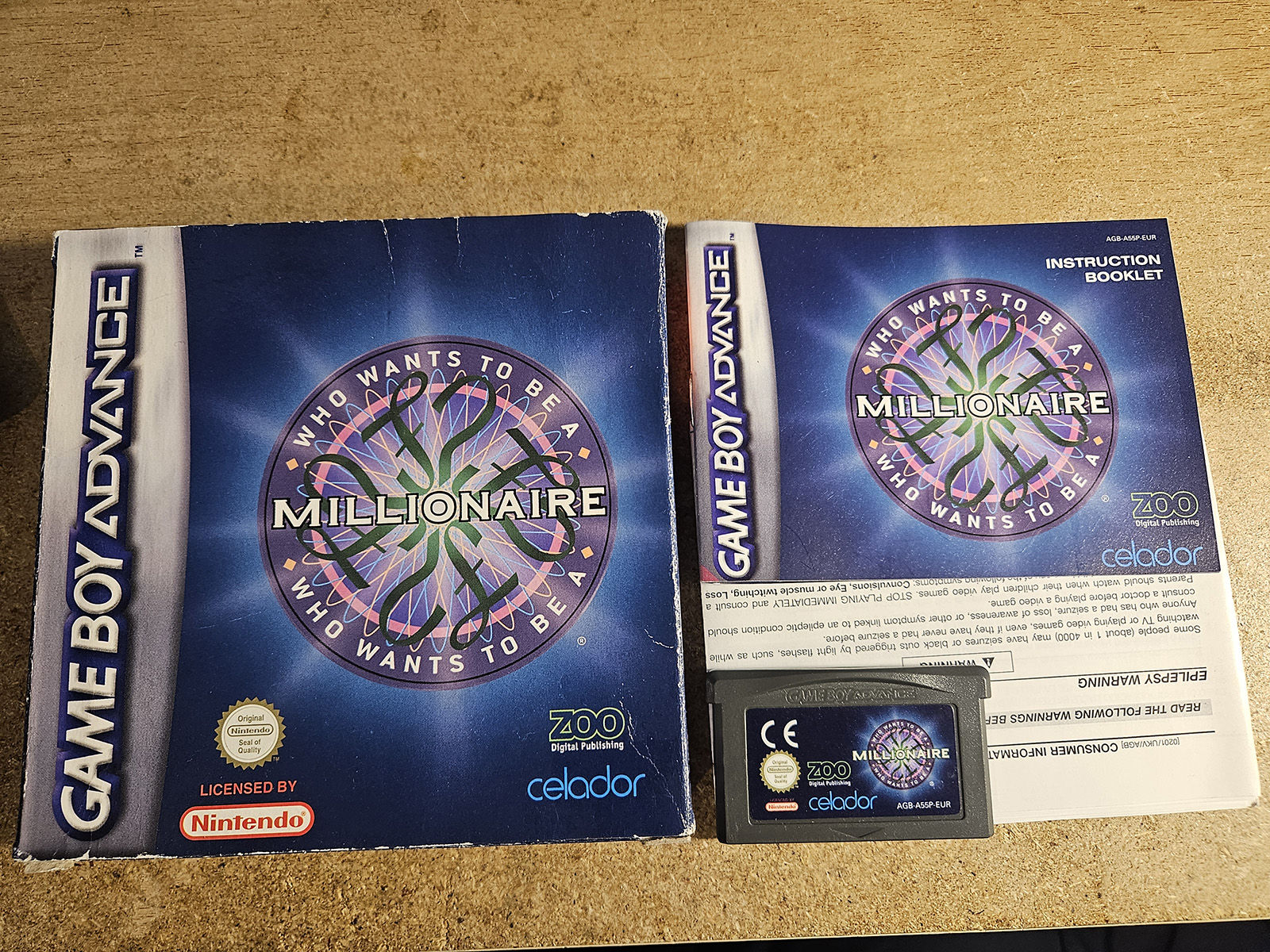 Who Wants to be a millionaire GameBoy Advance